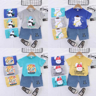 set boys gradient for suit various IDN 24 - setelan anak laki laki (MIX MOTIF) (ONLY 1PCS)